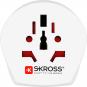 SKROSS Reiseadapter Country Adapter World to Europe Weiß