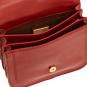 The Bridge Story Donna Schultertasche 24cm Ribes-Rot/Gold