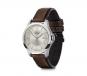 Victorinox Alliance 40mm Herrenuhr silver dial, brown leather strap