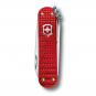 Victorinox Classic SD Precious Alox Kollektion, kleines Taschenmesser Iconic Red