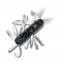 Victorinox Lite Climber Winter Magic, Mittleres Taschenmesser schwarz/blau
