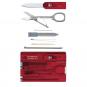 Victorinox Swiss Card Classic, 10 Funktionen Rot transparent