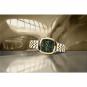 Wenger Vintage Classic Chrono Herrenuhr 40mm mit Chronographenfunktion Gold/Grün/Silber/gold