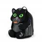 Affenzahn Großer Freund Panther -Kindergartenrucksack Schwarz, Hellgrün, Neon