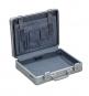 Aleon Attaché Attaché 15" Laptop Case, 30 cm Platin - Silber