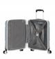 American Tourister Funstripe Handgepäck Trolley 55cm mit 4 Rollen Silver