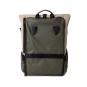 Hedgren HUB Rolltop-Rucksack L 17" + RFID Beige/Olive
