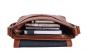 Leonhard Heyden Cambridge Leder-Umhängetasche S mit Tabletfach 10" Cognac