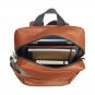 Leonhard Heyden Hamburg Leder-Rucksack Cognac