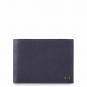 Piquadro Black Square Herrenbrieftasche mit Klapp-Ausweisfenster + RFID Meerblau