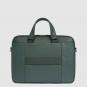 Piquadro Black Square Kurzgriff-Computer-Tasche 15"-Fach mit zwei Griffen Grün