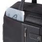 Piquadro Brief 2 Reisetasche aus rezykliertem Stoff Schwarz