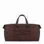 Piquadro Harper Reisetasche mit Trolley-Schlaufe dark brown