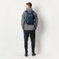 Piquadro Macbeth Kleiner Laptoprucksack aus Leder und recyceltem Olivgrün