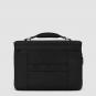 Piquadro Modus Special Ausdehnbare Laptoptasche 15,6" mit Überschlag Schwarz