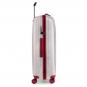 Roncato WE ARE GLAM TEXTURE Trolley L  4-Rollen, 78cm White-Red Satin