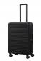 Samsonite Restackd Trolley mit 4 Rollen erweiterbar 68cm + GRATIS HOTELGUTSCHEIN Schwarz