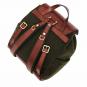 The Bridge Loden Capsule Rucksack 0401125F Braun/Loden Grün/Gold