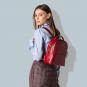 The Bridge Pearldistrict Leder-Rucksack 26 cm Ribes-Rot/Gold