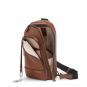 Tumi Harrison Gregory Slingbag aus Leder Cognac