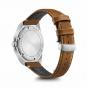 Victorinox FieldForce Classic GMT 42mm Herrenuhr silver white dial, brown leather strap