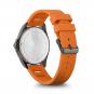 Victorinox FieldForce Sport GMT Herrenuhr gun metal bezel, black dial, orange rubber strap