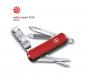 Victorinox Nail Clip 580, 8 Funktionen, Kleines Taschenmesser Rot