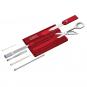 Victorinox Swiss Card Classic, 10 Funktionen Rot transparent