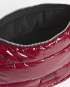 Wouf Quilted Collection Crossbody Bag -Glossy Burgundy