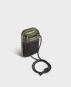 Wouf Quilted Collection Crossbody Phone Bag -Glossy Cypress