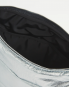 Wouf Quilted Collection Large Crossbody Bag -Glossy Silver