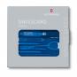 Victorinox Swiss Card Classic, 10 Funktionen blau transparent