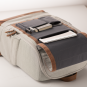 A E P Alpha Classic Leather Special Lederrucksack mit Laptopfach Royal Brown