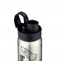ergobag Schulzubehör Edelstahl Trinkflasche 500ml -2024 Schwarz