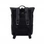 Hedgren HUB Rolltop-Rucksack L 17" + RFID Black
