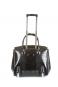 Olivia Lauren Jackson Trolley-Tasche mit 2-Rollen Croco Black