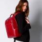 Piquadro Blue Square Kleiner Laptoprucksack 14" mit iPad®-Fach Rot