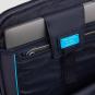 Piquadro Blue Square Revamp Laptop-Rucksack 15,6" mit iPad®-Fach Schwarz
