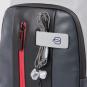 Piquadro Urban Querträgertasche mit LED-Licht Grau/Schwarz