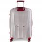 Roncato WE ARE GLAM TEXTURE Trolley L  4-Rollen, 78cm White-Red Satin