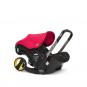 Doona Doona+ 2-in-1 Babyschale mit ausklappbarem Fahrgestell Flame Red