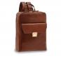 The Bridge Dante Leder-Rucksack 42cm Braun/Gold