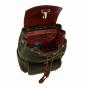 The Bridge Loden Capsule Rucksack 0401125F Braun/Loden Grün/Gold