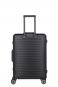 Travelite Next Aluminium-Trolley M, 4 Rollen Schwarz