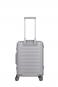 Travelite Next Aluminium-Trolley S, Cabin Size, 4 Rollen Silber