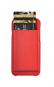 Tru Virtu Click & Slide Pay & Phone Kartenetui und Smartphoneülle - iPhone 8 Nappa Coral/Red