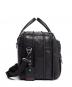 Tumi Alpha 3 Organizer-Laptop-Aktentasche aus Leder, erweiterbar black