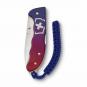 Victorinox Evoke Alox Grosses Taschemesser, Klappbares Messer blau/rot