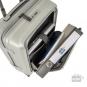 March gotthard Business-Trolley S 4w mit Vortasche Silver Metallic