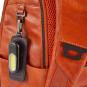 Piquadro Blue Square Revamp Laptoprucksack mit Flaschen- oder Schirmtasche Nachtblau